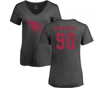 NFL Women's Nike Arizona Cardinals #90 Robert Nkemdiche Ash One Color T-Shirt