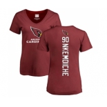 NFL Women's Nike Arizona Cardinals #90 Robert Nkemdiche Maroon Backer T-Shirt