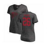 Football Women's Atlanta Falcons #26 Isaiah Oliver Ash One Color T-Shirt