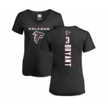 Football Women's Atlanta Falcons #3 Matt Bryant Black Backer T-Shirt