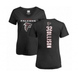 Football Women's Atlanta Falcons #32 Qadree Ollison Black Backer T-Shirt