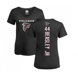 Football Women's Atlanta Falcons #44 Vic Beasley Black Backer T-Shirt