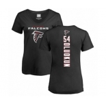 Football Women's Atlanta Falcons #54 Foye Oluokun Black Backer T-Shirt