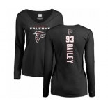 Football Women's Atlanta Falcons #93 Allen Bailey Black Backer Long Sleeve T-Shirt