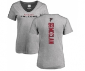 NFL Women's Nike Atlanta Falcons #99 Terrell McClain Ash Backer T-Shirt