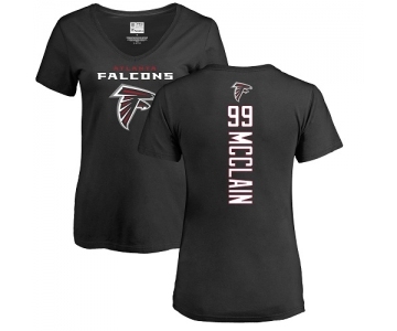 NFL Women's Nike Atlanta Falcons #99 Terrell McClain Black Backer T-Shirt