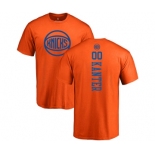 NBA Nike New York Knicks #00 Enes Kanter Orange One Color Backer T-Shirt