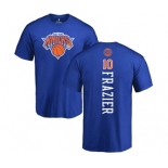 NBA Nike New York Knicks #10 Walt Frazier Royal Blue Backer T-Shirt