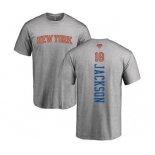 NBA Nike New York Knicks #18 Phil Jackson Ash Backer T-Shirt