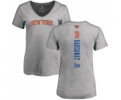 NBA Women's Nike New York Knicks #3 Tim Hardaway Jr. Ash Backer T-Shirt