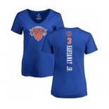 NBA Women's Nike New York Knicks #3 Tim Hardaway Jr. Royal Blue Backer T-Shirt