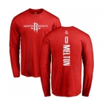 NBA Nike Houston Rockets #0 De'Anthony Melton Red Backer Long Sleeve T-Shirt