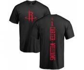 NBA Nike Houston Rockets #1 Michael Carter-Williams Black One Color Backer T-Shirt