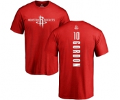 NBA Nike Houston Rockets #10 Eric Gordon Red Backer T-Shirt