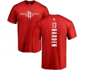 NBA Nike Houston Rockets #13 James Harden Red Backer T-Shirt