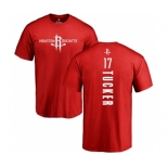 NBA Nike Houston Rockets #17 PJ Tucker Red Backer T-Shirt