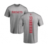 NBA Nike Houston Rockets #33 Ryan Anderson Ash Backer T-Shirt