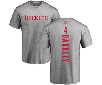 NBA Nike Houston Rockets #4 Charles Barkley Ash Backer T-Shirt