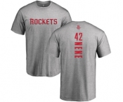 NBA Nike Houston Rockets #42 Nene Ash Backer T-Shirt