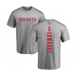 NBA Nike Houston Rockets #6 Vincent Edwards Ash Backer T-Shirt