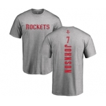 NBA Nike Houston Rockets #7 Joe Johnson Ash Backer T-Shirt