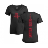 NBA Women's Nike Houston Rockets #1 Michael Carter-Williams Black One Color Backer Slim-Fit V-Neck T-Shirt