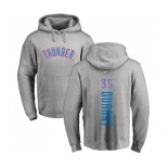 NBA Nike Oklahoma City Thunder #35 Kevin Durant Ash Backer Pullover Hoodie