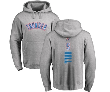 NBA Nike Oklahoma City Thunder #5 Devon Hall Ash Backer Pullover Hoodie