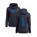 NBA Women's Nike Oklahoma City Thunder #17 Dennis Schroder Navy Blue One Color Backer Pullover Hoodie