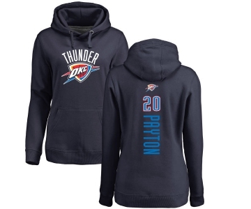 NBA Women's Nike Oklahoma City Thunder #20 Gary Payton Navy Blue Backer Pullover Hoodie