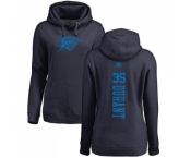 NBA Women's Nike Oklahoma City Thunder #35 Kevin Durant Navy Blue One Color Backer Pullover Hoodie