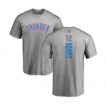 NBA Nike Oklahoma City Thunder #12 Steven Adams Ash Backer T-Shirt