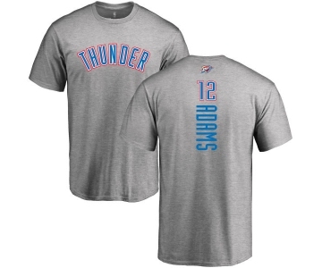 NBA Nike Oklahoma City Thunder #12 Steven Adams Ash Backer T-Shirt