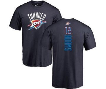 NBA Nike Oklahoma City Thunder #12 Steven Adams Navy Blue Backer T-Shirt