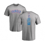 NBA Nike Oklahoma City Thunder #2 Raymond Felton Ash Backer T-Shirt