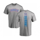 NBA Nike Oklahoma City Thunder #35 Kevin Durant Ash Backer T-Shirt