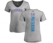 NBA Women's Nike Oklahoma City Thunder #54 Patrick Patterson Ash Backer T-Shirt