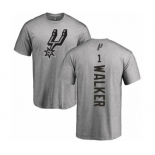 NBA Nike San Antonio Spurs #1 Lonnie Walker Ash Backer T-Shirt