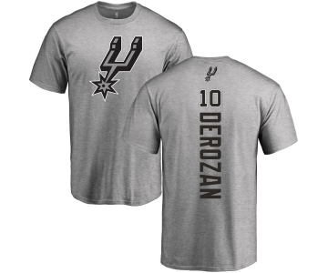 NBA Nike San Antonio Spurs #10 DeMar DeRozan Ash Backer T-Shirt