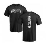 NBA Nike San Antonio Spurs #10 DeMar DeRozan Black Backer T-Shirt