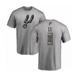 NBA Nike San Antonio Spurs #11 Bryn Forbes Ash Backer T-Shirt