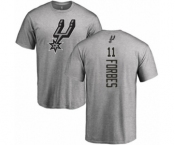 NBA Nike San Antonio Spurs #11 Bryn Forbes Ash Backer T-Shirt