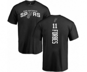 NBA Nike San Antonio Spurs #11 Bryn Forbes Black Backer T-Shirt