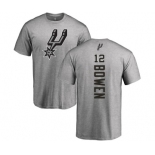 NBA Nike San Antonio Spurs #12 Bruce Bowen Ash Backer T-Shirt