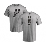 NBA Nike San Antonio Spurs #22 Rudy Gay Ash Backer T-Shirt