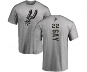 NBA Nike San Antonio Spurs #22 Rudy Gay Ash Backer T-Shirt