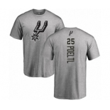 NBA Nike San Antonio Spurs #25 Jakob Poeltl Ash Backer T-Shirt