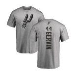 NBA Nike San Antonio Spurs #44 George Gervin Ash Backer T-Shirt