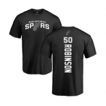 NBA Nike San Antonio Spurs #50 David Robinson Black Backer T-Shirt