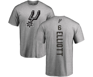 NBA Nike San Antonio Spurs #6 Sean Elliott Ash Backer T-Shirt